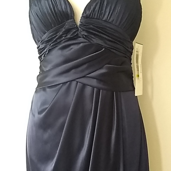 Nightway Collection NWT Navy blue dress size medium - Picture 3 of 7